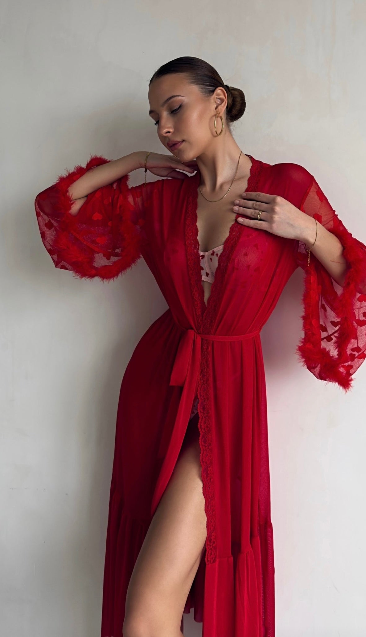 Vestaglia trasparente Moonlace