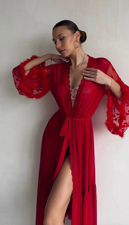 Vestaglia trasparente Moonlace