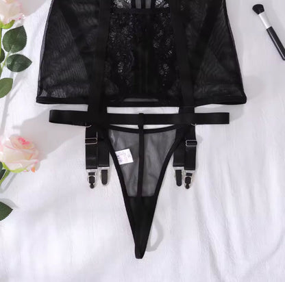 Camicia da notte Black Mirage