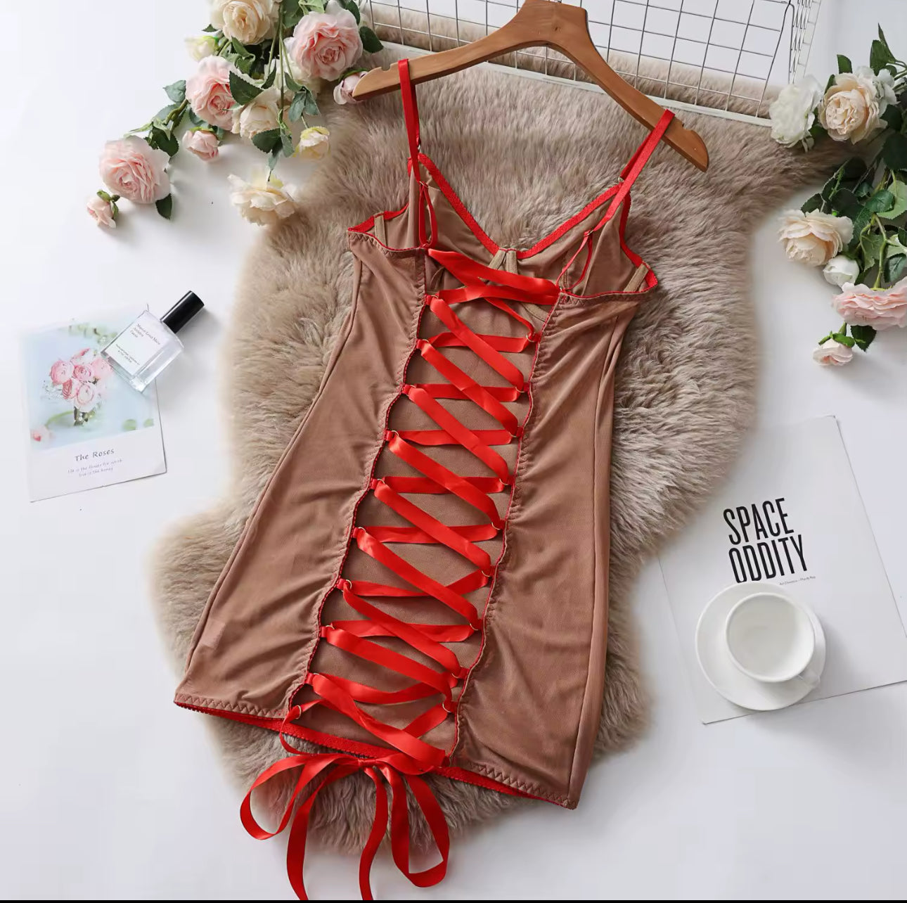 Desire Night Dress Strap Back