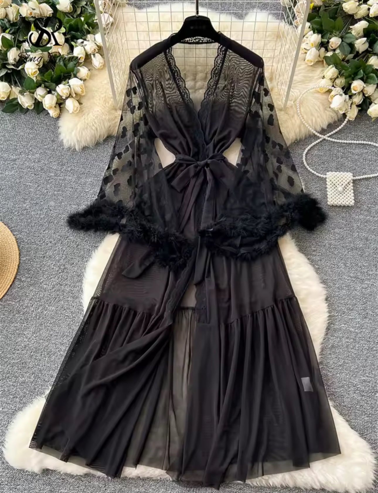 Vestaglia trasparente Moonlace