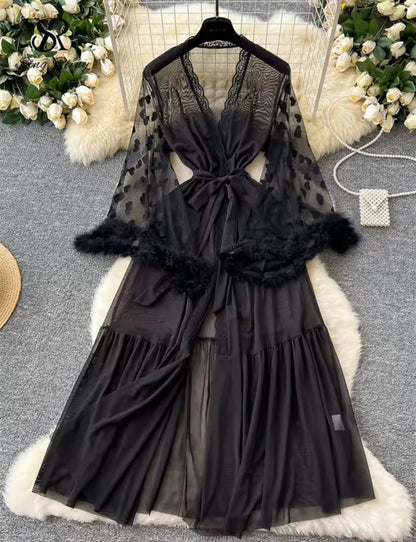 Vestaglia trasparente Moonlace