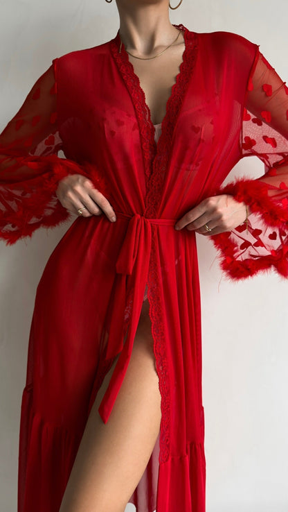 Vestaglia trasparente Moonlace