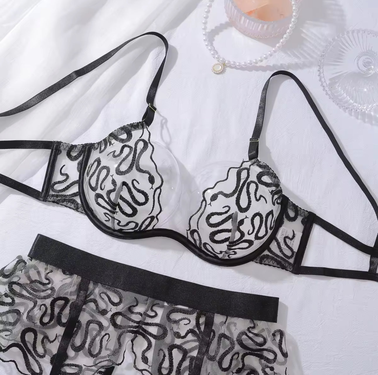 Completo intimo trasparente Matilde