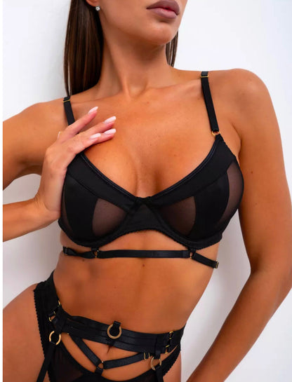 Set di Lingerie Adeline Nero