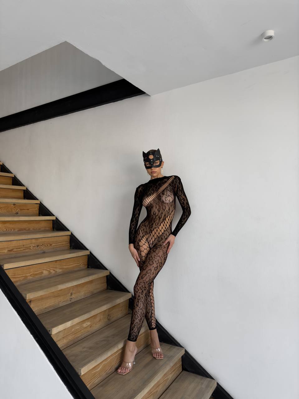 Obsidianas pantera Bodystocking