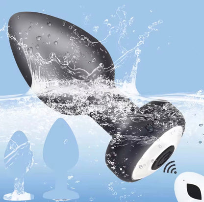 Anal Plug with Remote and Fast Charging